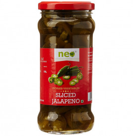 Neo Pickled Vegetables Sliced Jalapeno   Glass Jar  350 grams